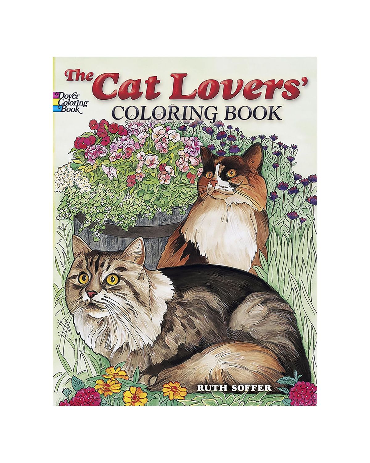A Cat Lovers Coloring Paperback Book