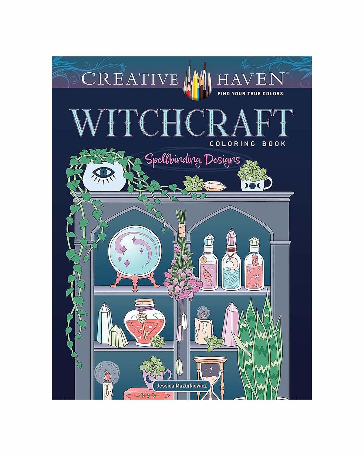Witchcraft Coloring Paperback Book