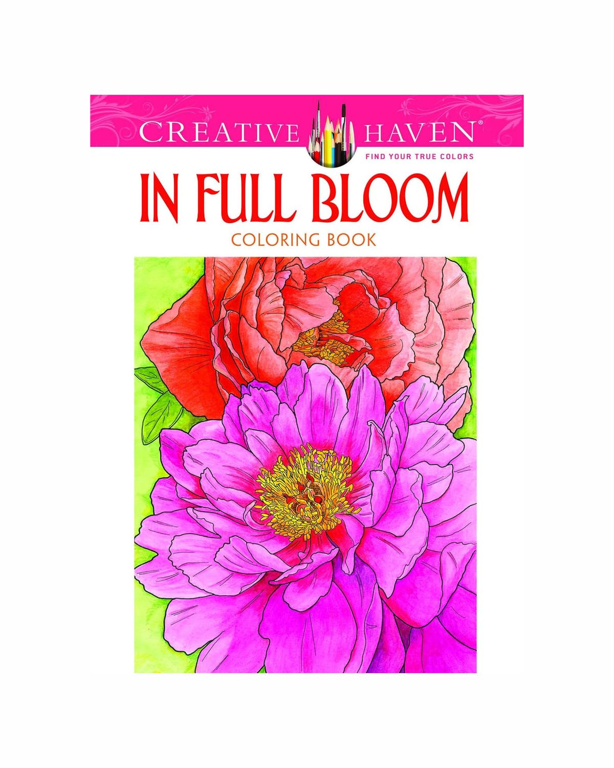 In Full Bloom Coloring Paperback Book