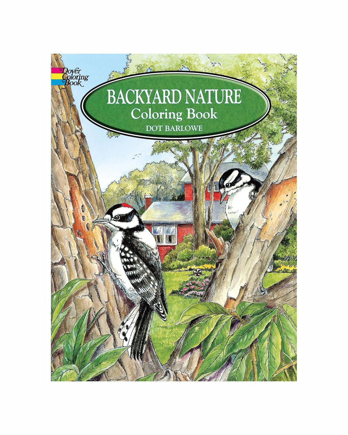 Backyard Nature Coloring Paperback Book