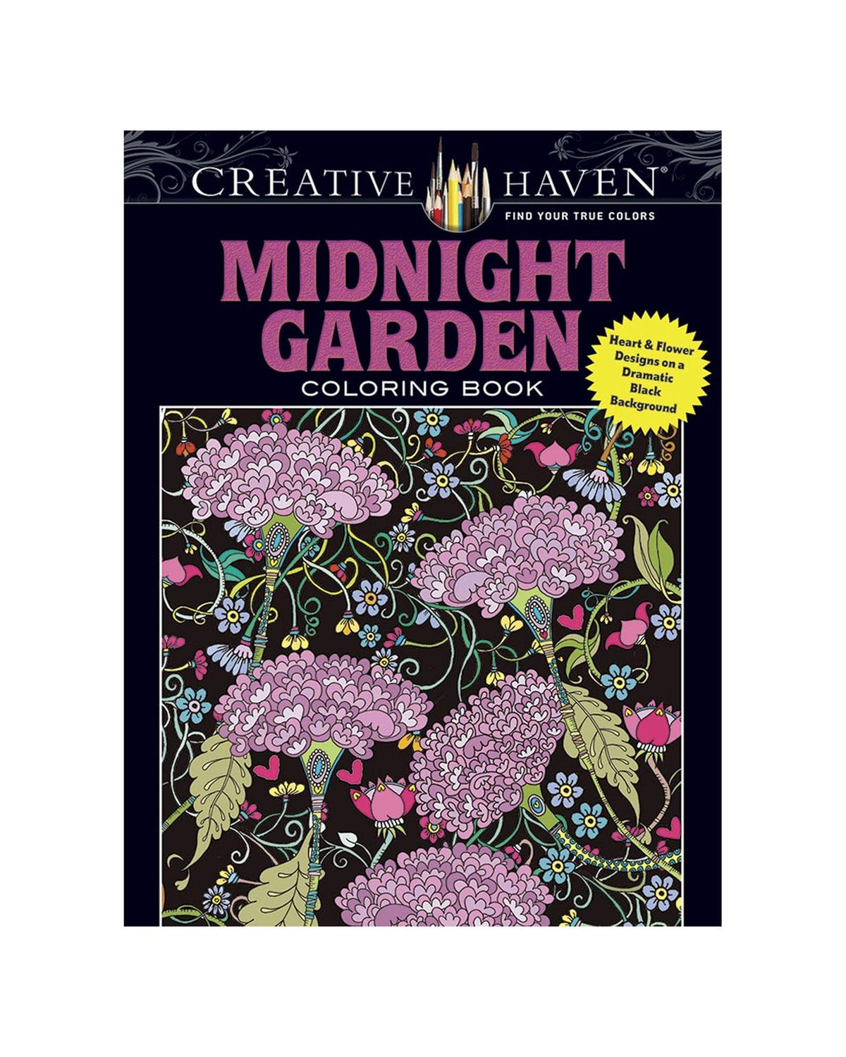 Midnight Garden Coloring Paperback Book
