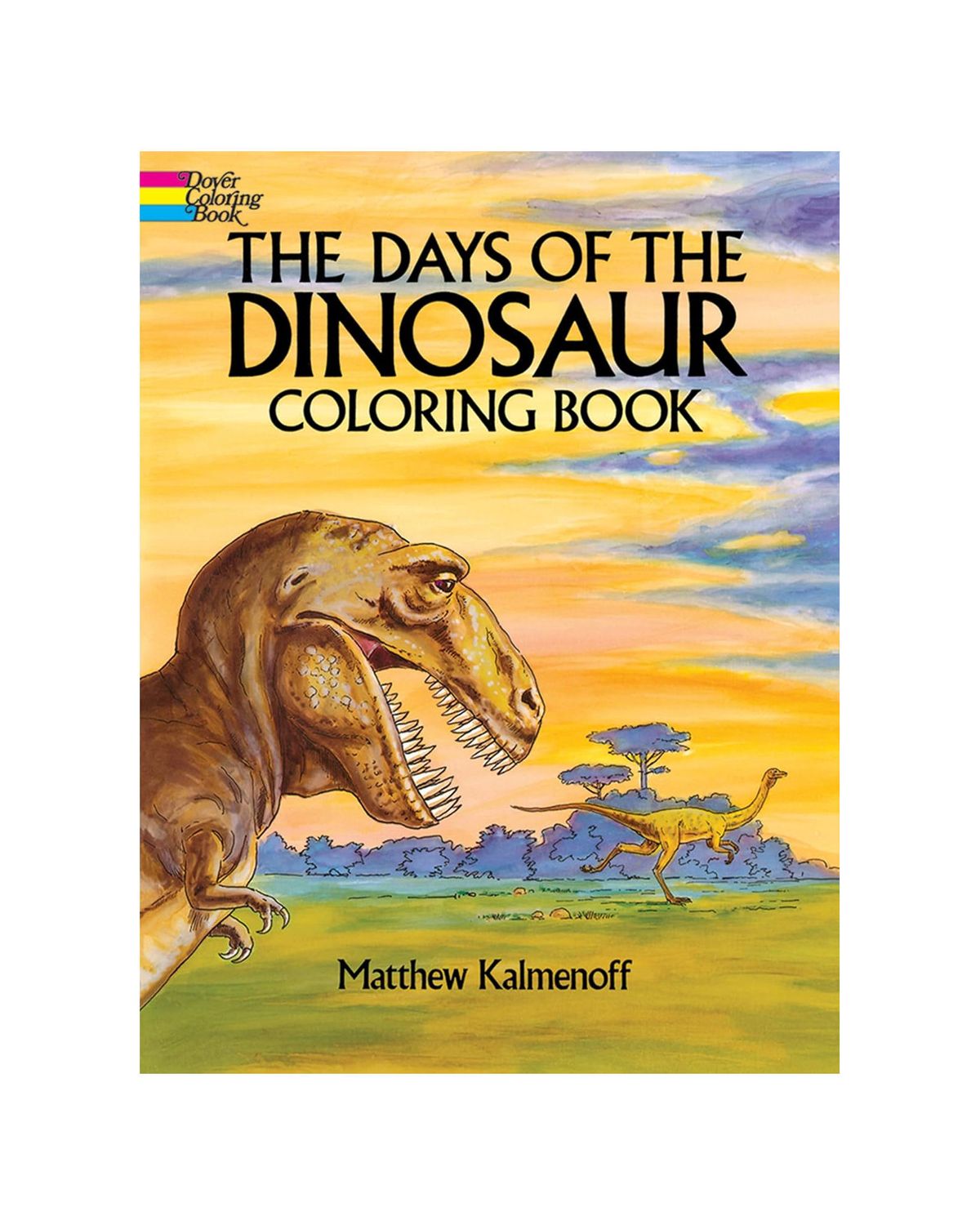 The Days Of The Dinosaur Coloring Paperback Book