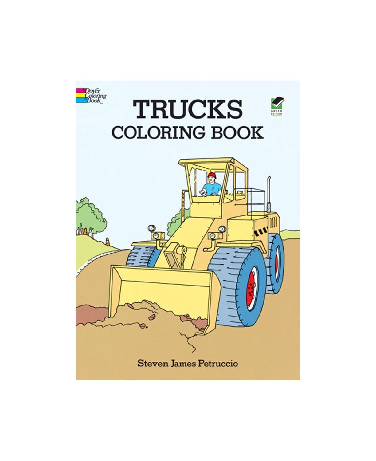 Trucks Coloring Paperback Book