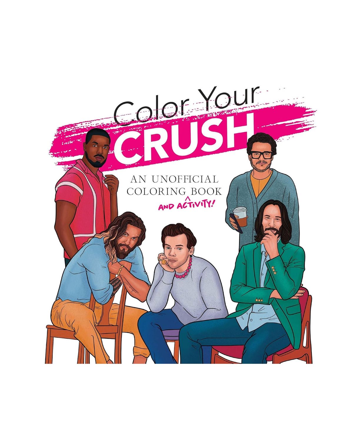 Color Your Crush Coloring Paperback Book