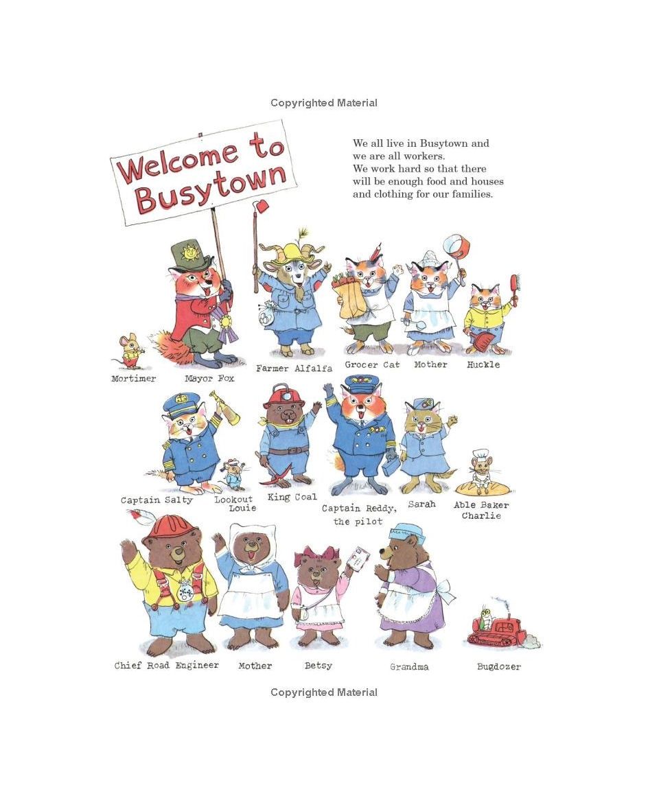 Richard Scarry's What Do People Do All Day? Hardcover Book