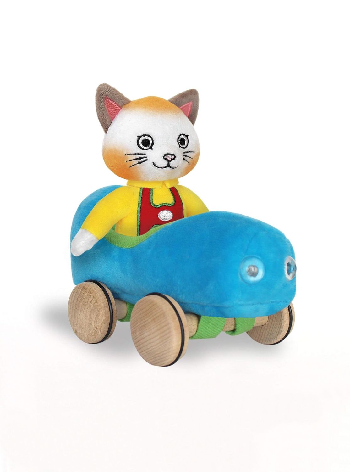 Richard Scarry's Huckle Cat Busytown Blue Car Toy