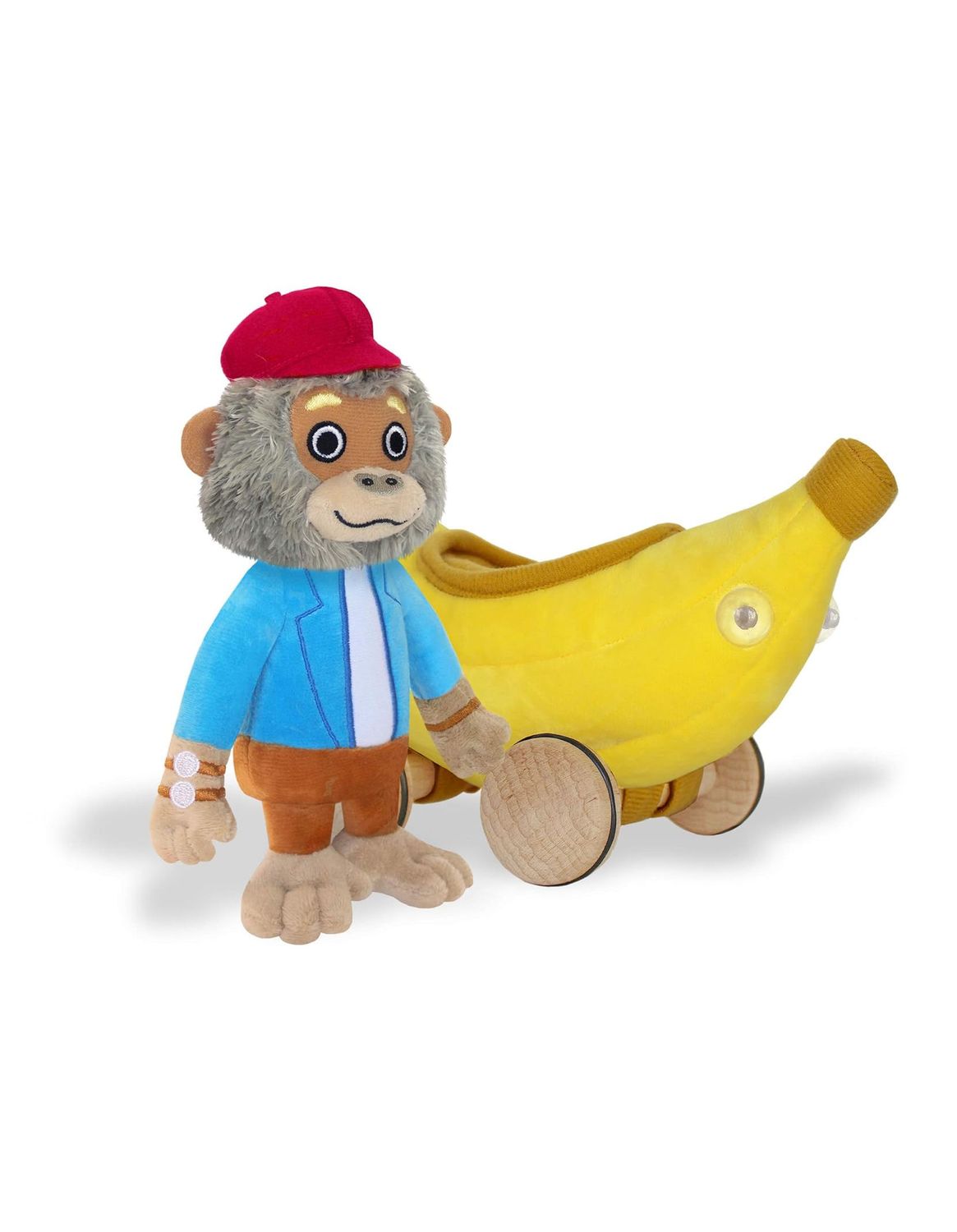 Richard Scarry's Gorilla Busytown Bananamobile Banana Car Toy