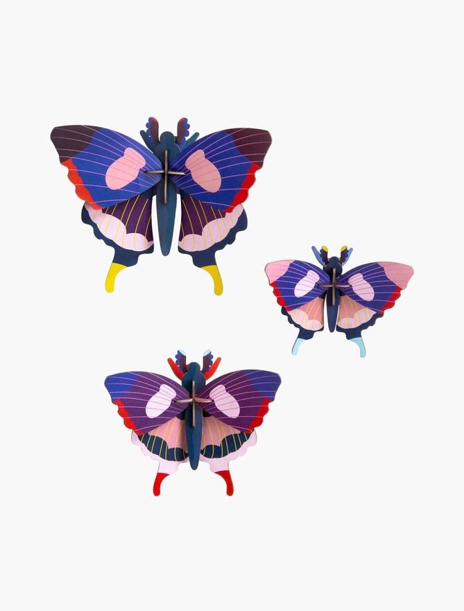 Swallowtail Butterflies Wall Art Set Of 3