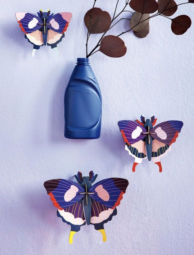 Swallowtail Butterflies Wall Art Set Of 3