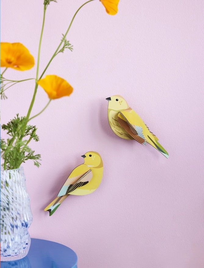 Citronella Bird Pair Wall Art 2 Pack