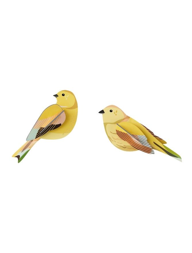 Citronella Bird Pair Wall Art 2 Pack