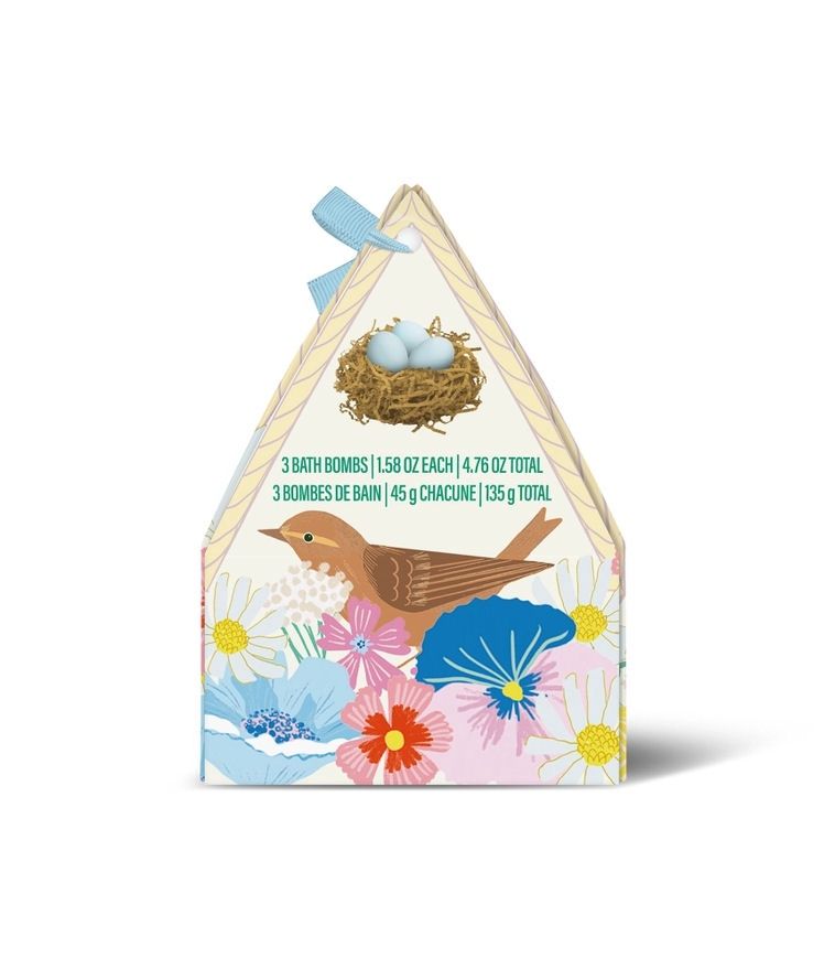 Flower Fields Bird Egg Bath Bombs