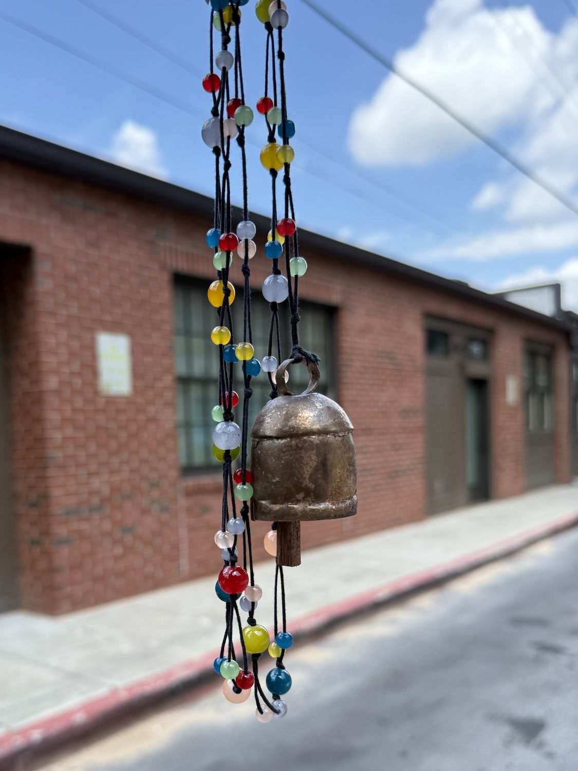 Circle By Circle Strand Of Beads And Bell
