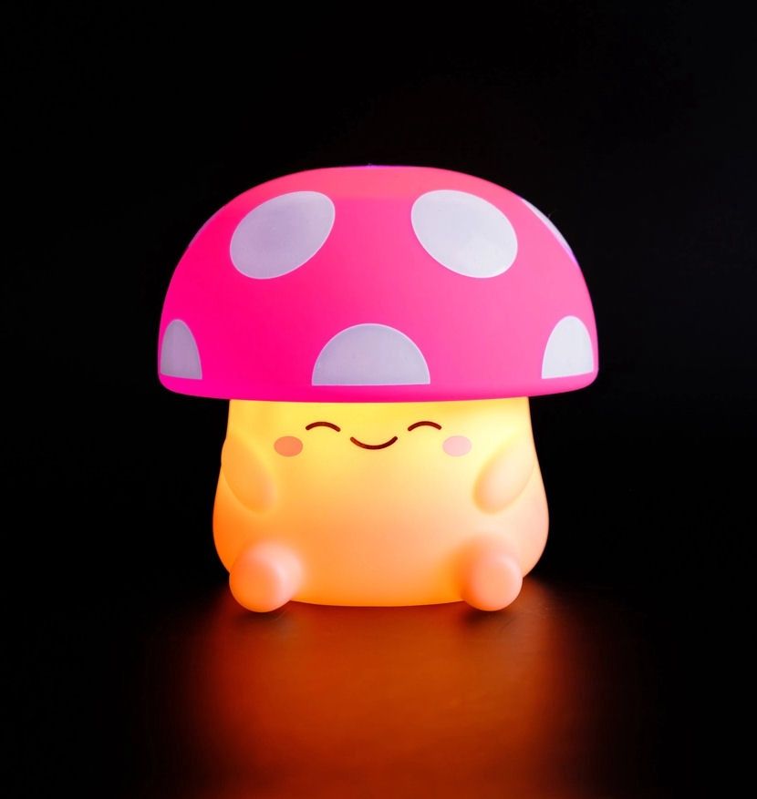 Mushi Mushroom Pink Lamp Light