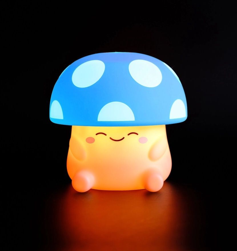 Mushi Mushroom Blue Lamp Light