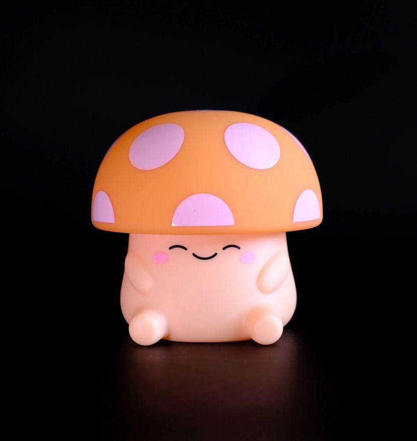 Mushi Mushroom Orange Lamp Light