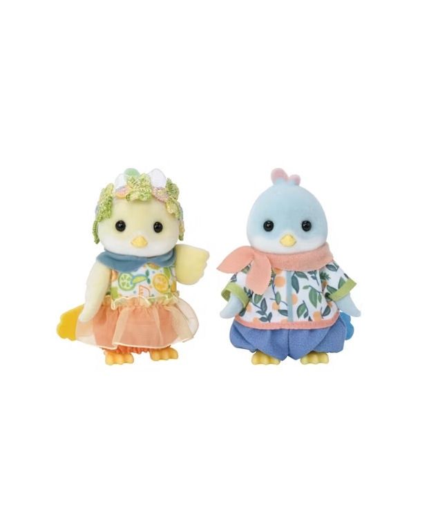 Calico Critters Citrus Bird Family