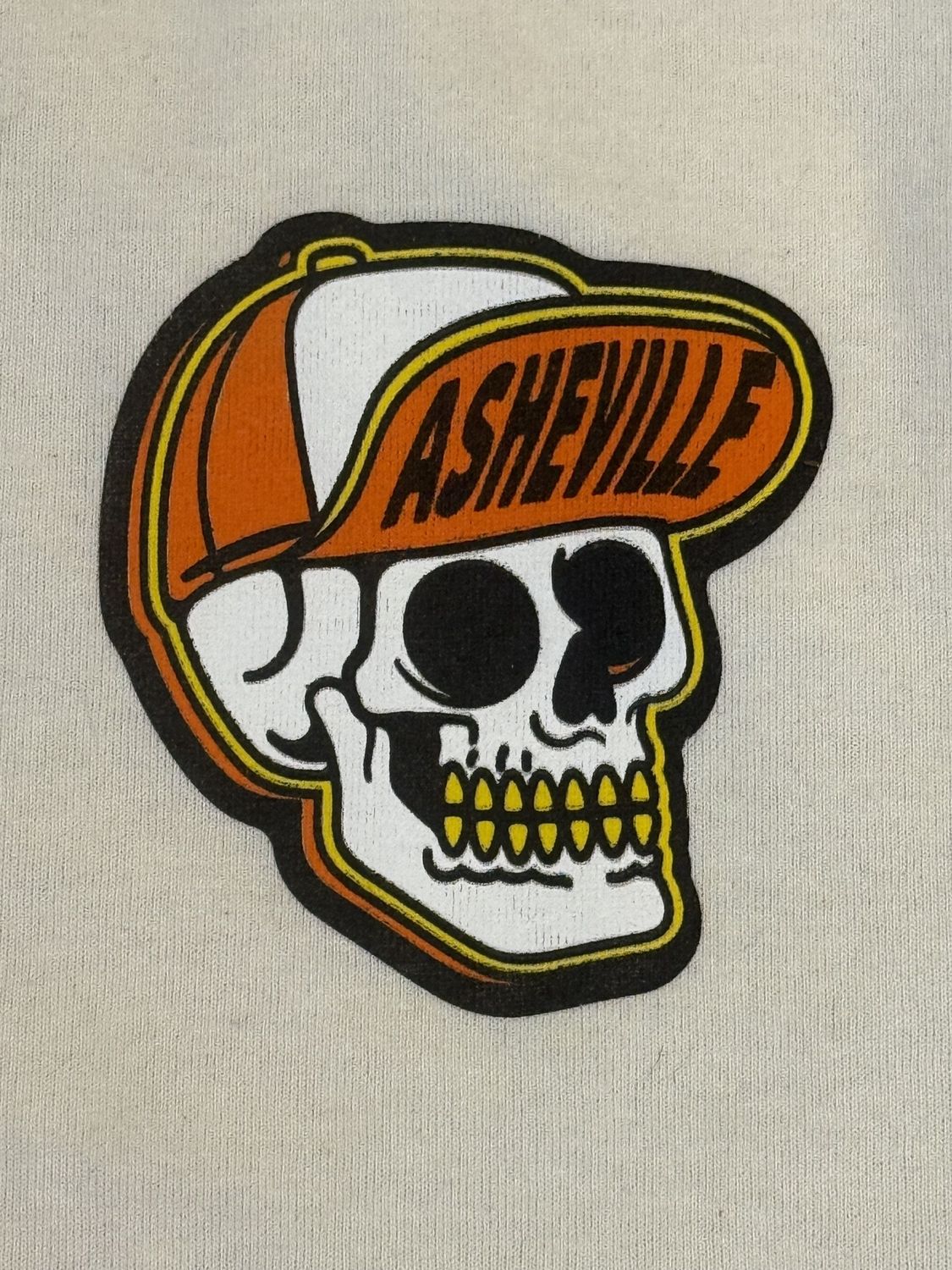 Skater Skull Asheville Ringer T-Shirt