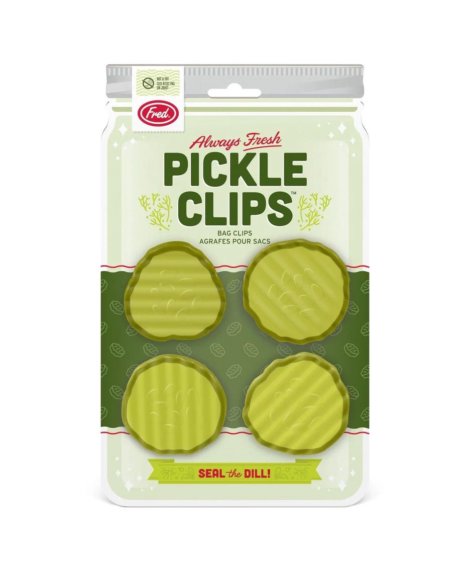 Pickle Set Of 4 Bag Clips