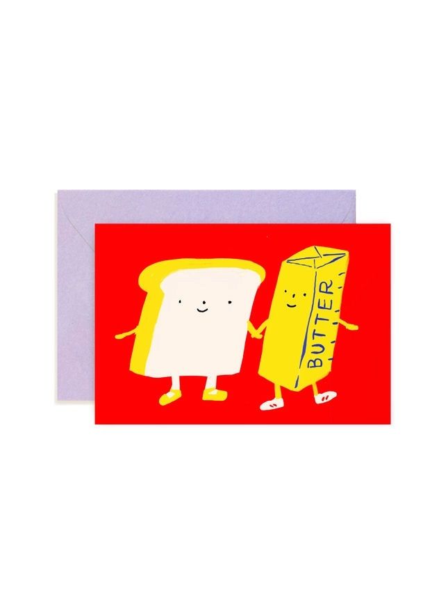 Bread And Butter Mini Note Card