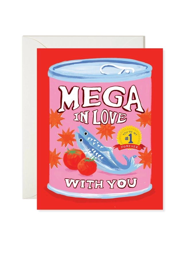 Mega In Love With You Sardine Can Card