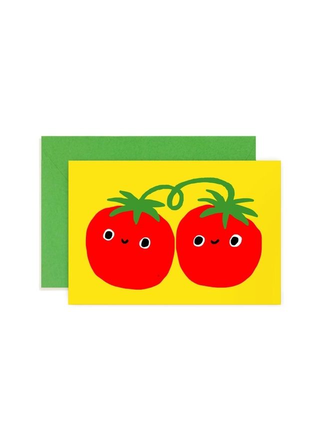 Tomato Friends Mini Note Card