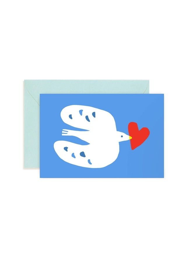 Heart Delivery Mini Note Card