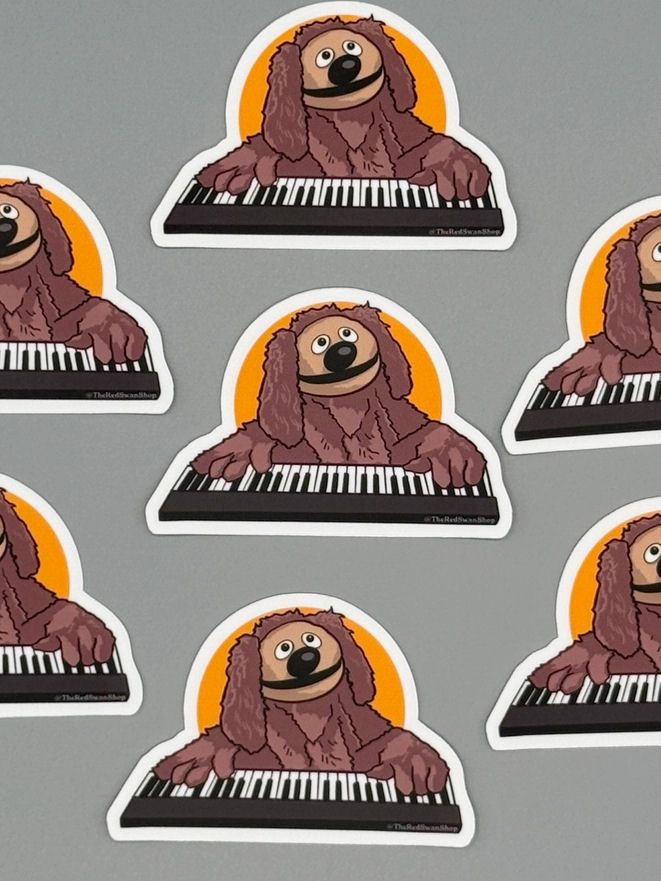 Rowlf Muppets Sticker