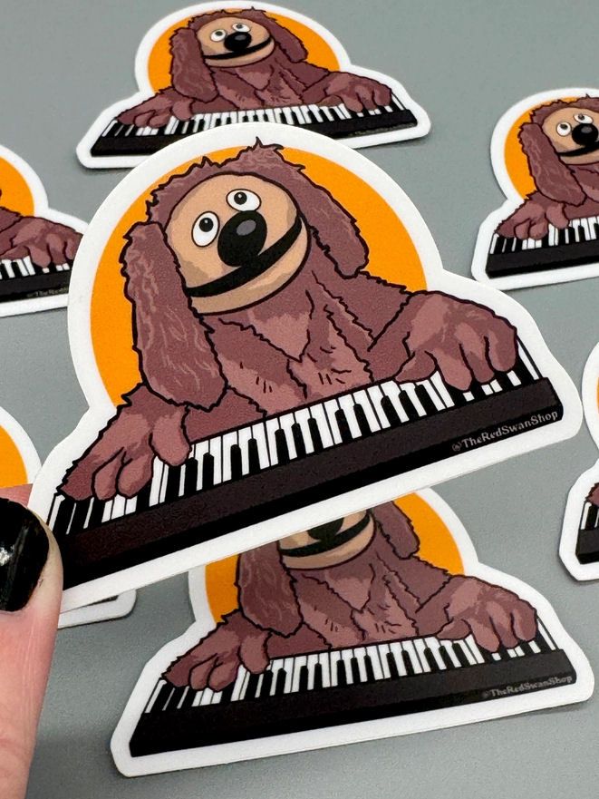 Rowlf Muppets Sticker
