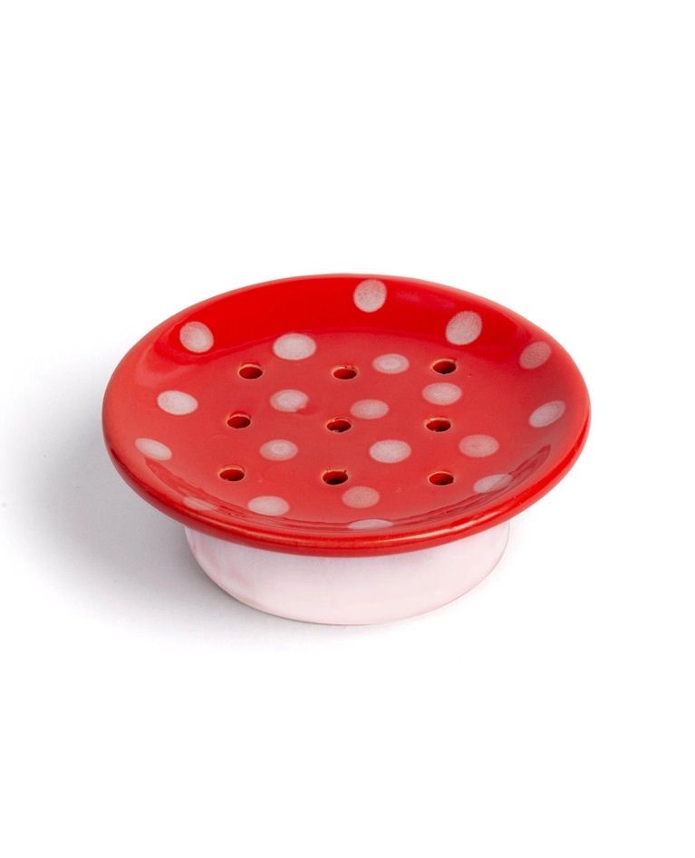 Swedish Dream Red Mushroom Soap Dish