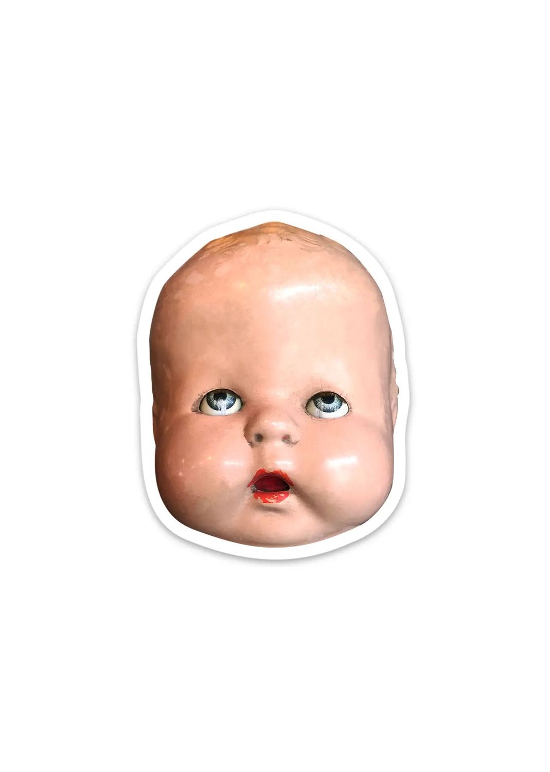 Doll Head #1 Sticker