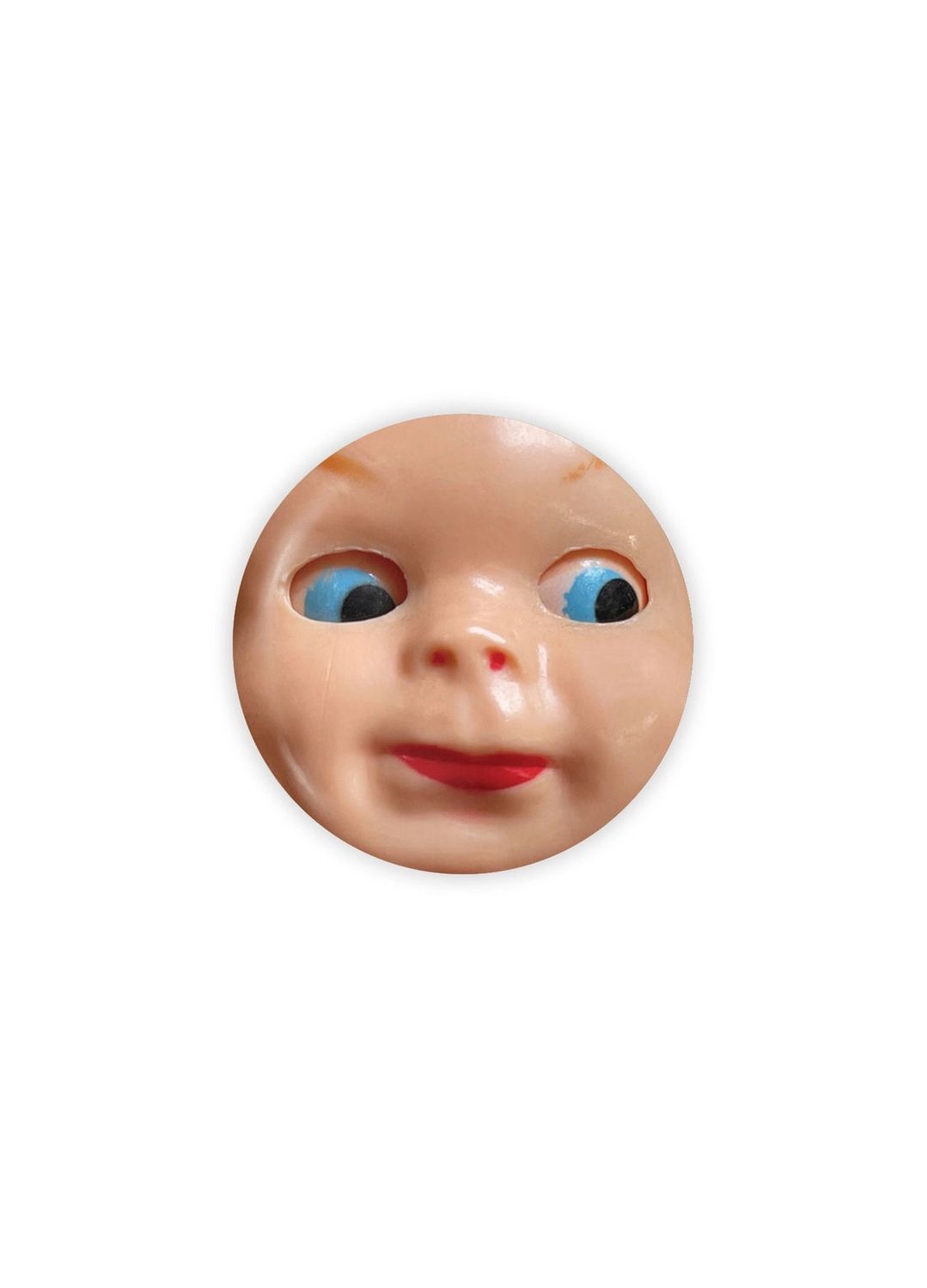Doll Head #5 Round Magnet
