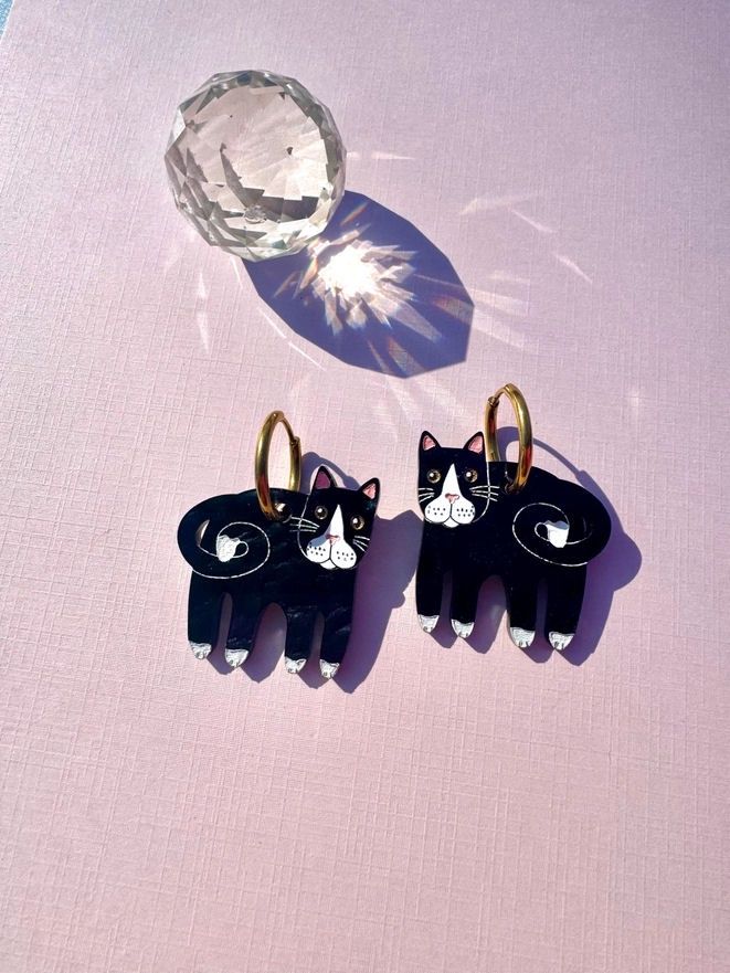 Twiggy The Kitty Earrings