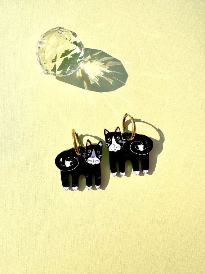 Twiggy The Kitty Earrings