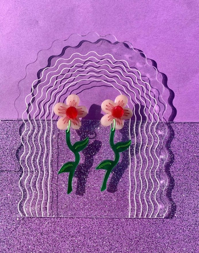 Wavy Daisies Earrings