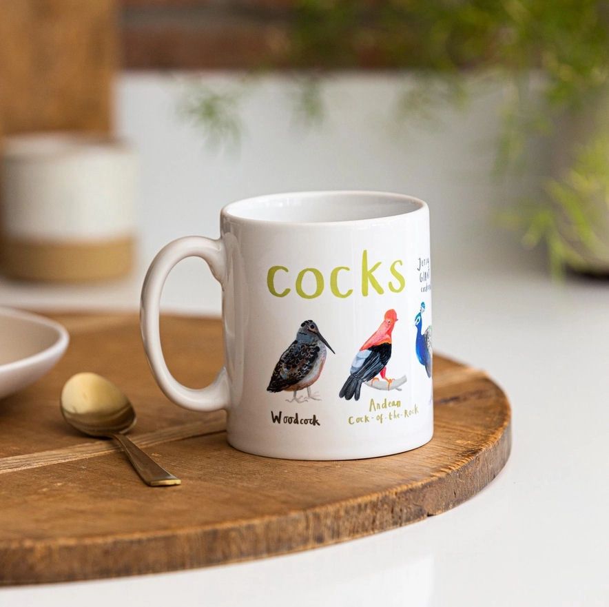 Cocks Bird Pun Mug