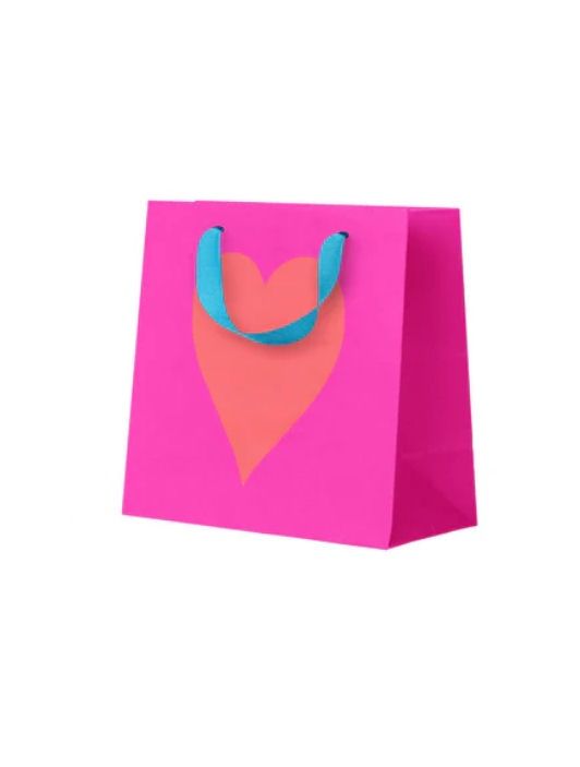Neon Heart Small Gift Bag