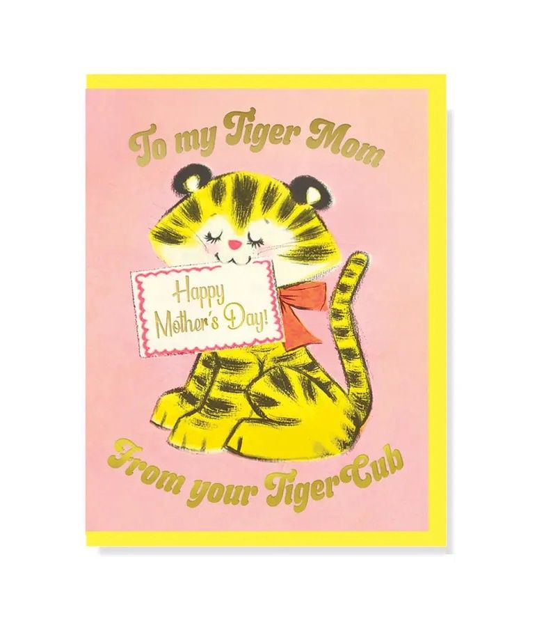 To My Tiger Mom From Your Tiger Cub Card