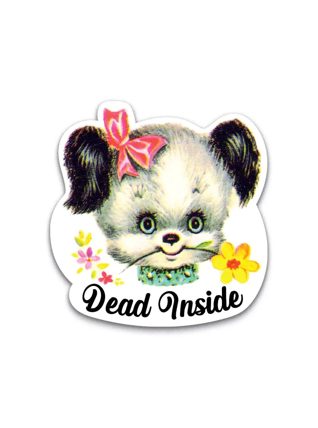 Dead Inside Dog Sticker