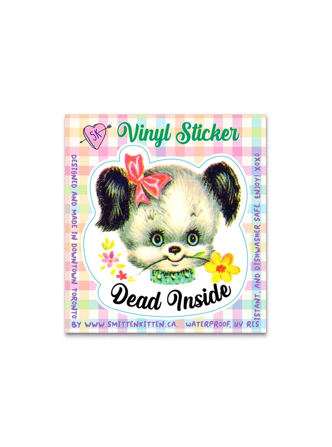 Dead Inside Dog Sticker