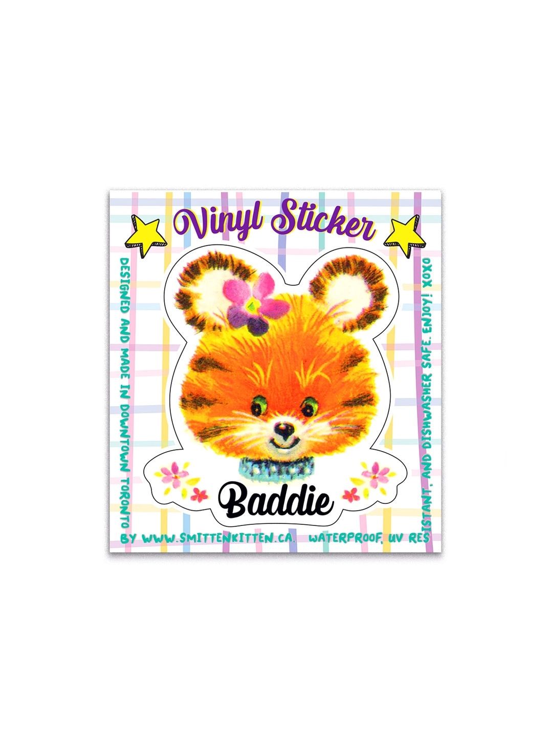 Baddie Tiger Sticker