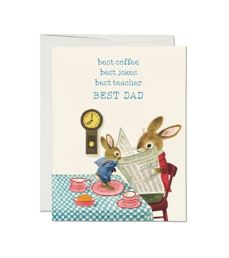 Best Coffee, Best Jokes, Best Teacher, Best Dad Father's Day Card