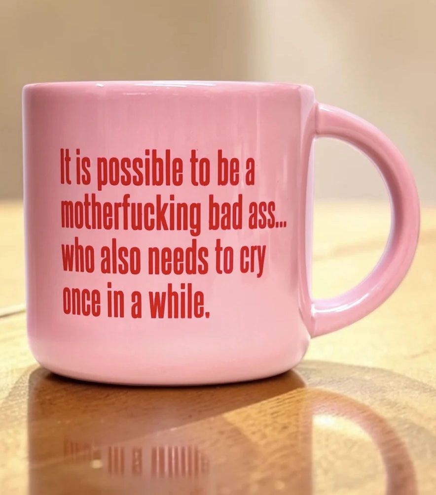 It Is Possible To Be A Motherfucking Badass Pink Mug
