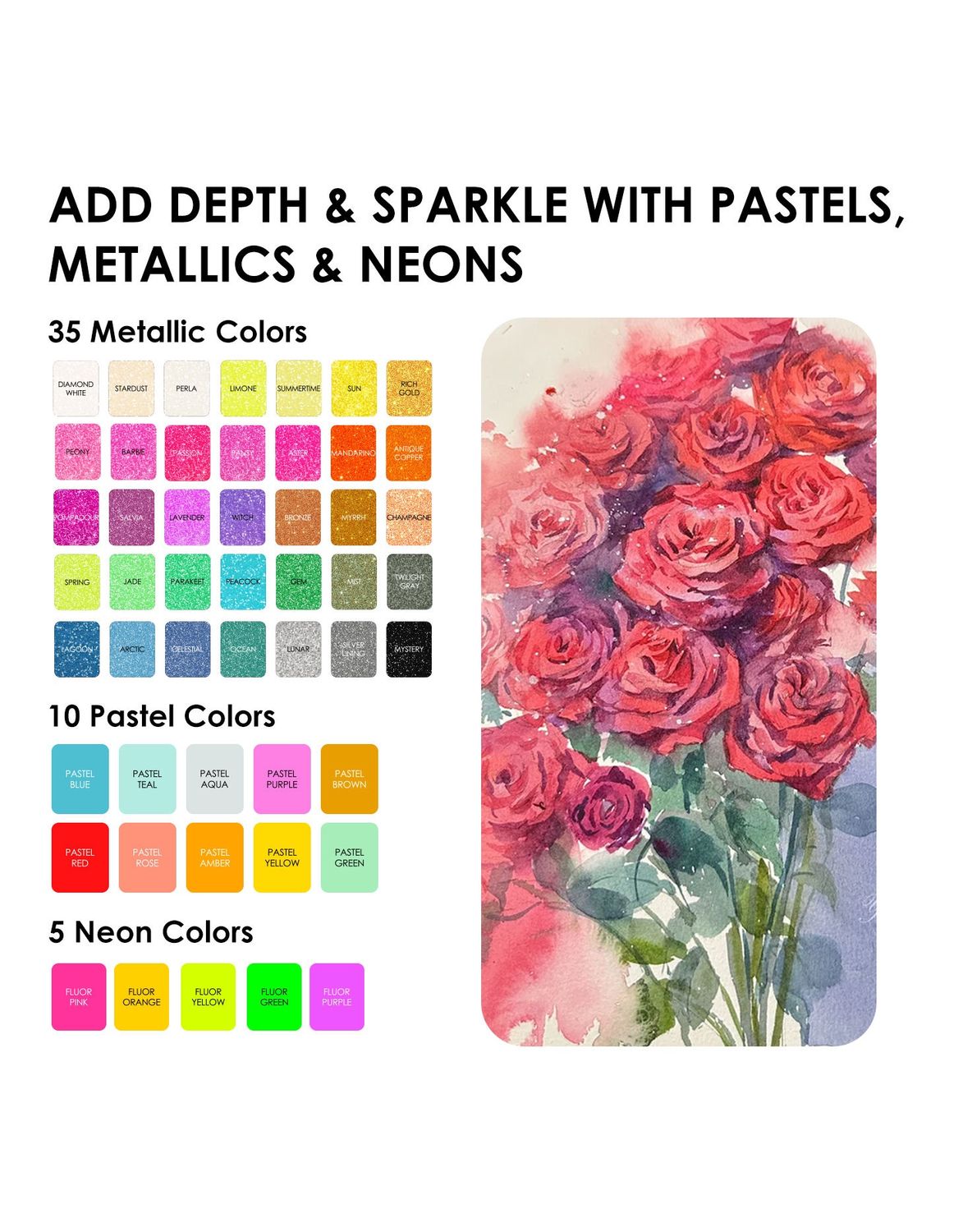 All-In-One Watercolor Set Of 100