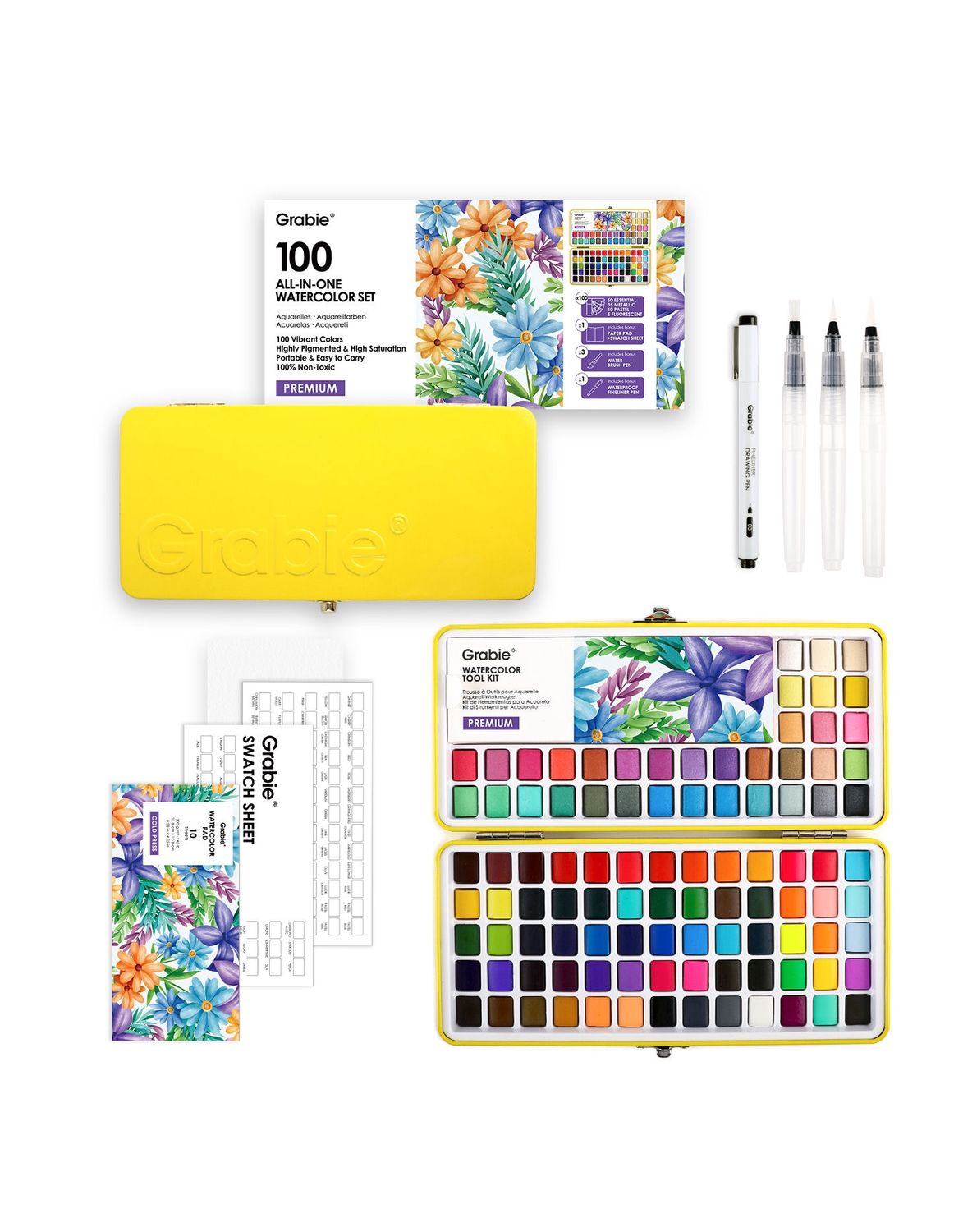 All-In-One Watercolor Set Of 100