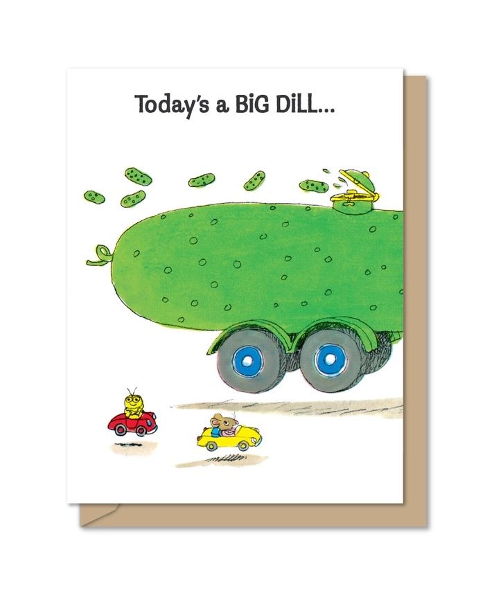 Big Dill Birthday Tri-Fold Card