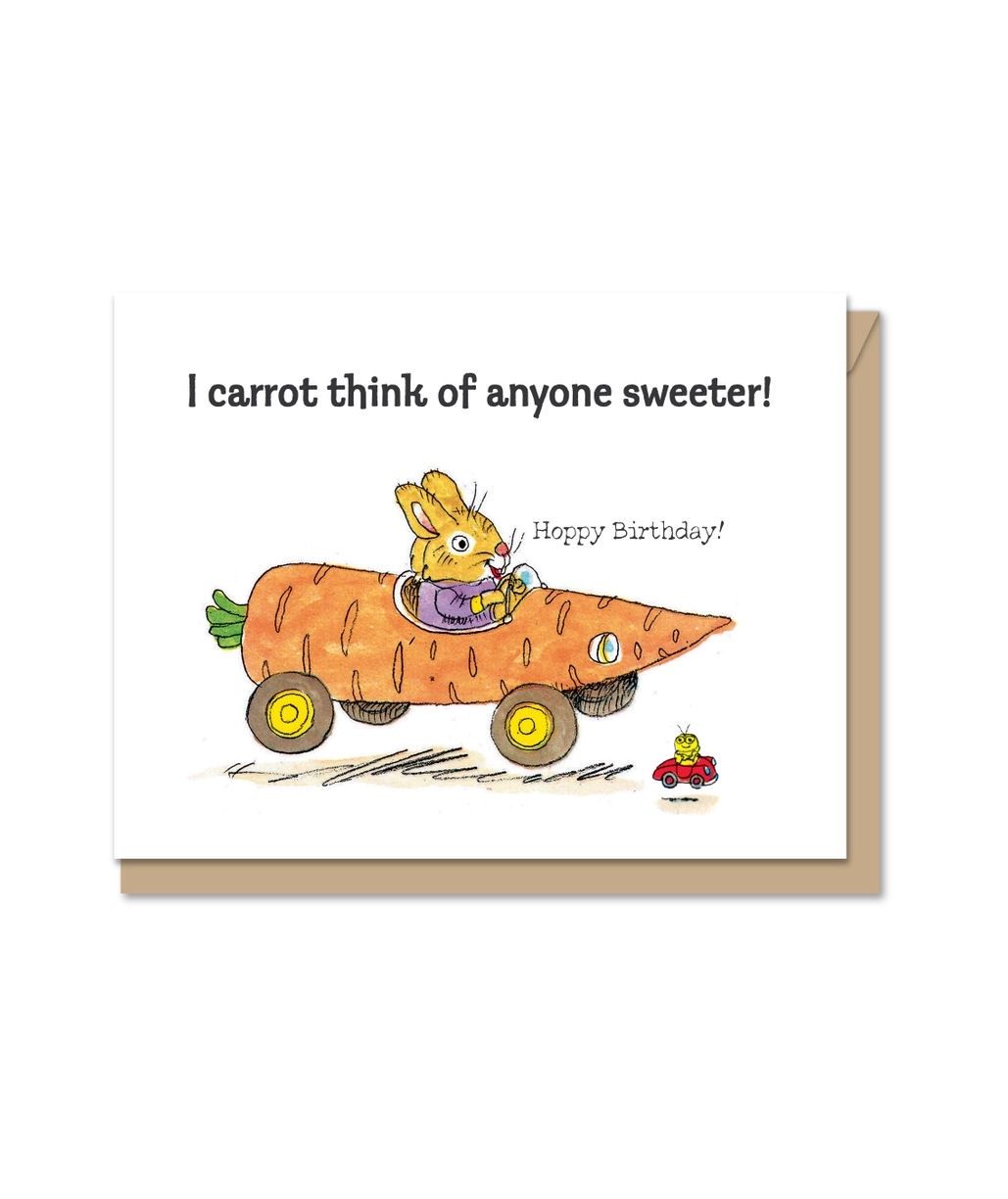 Richard Scarry's I Carrot Think Of Anyone Sweeter! Hoppy Birthday! Card