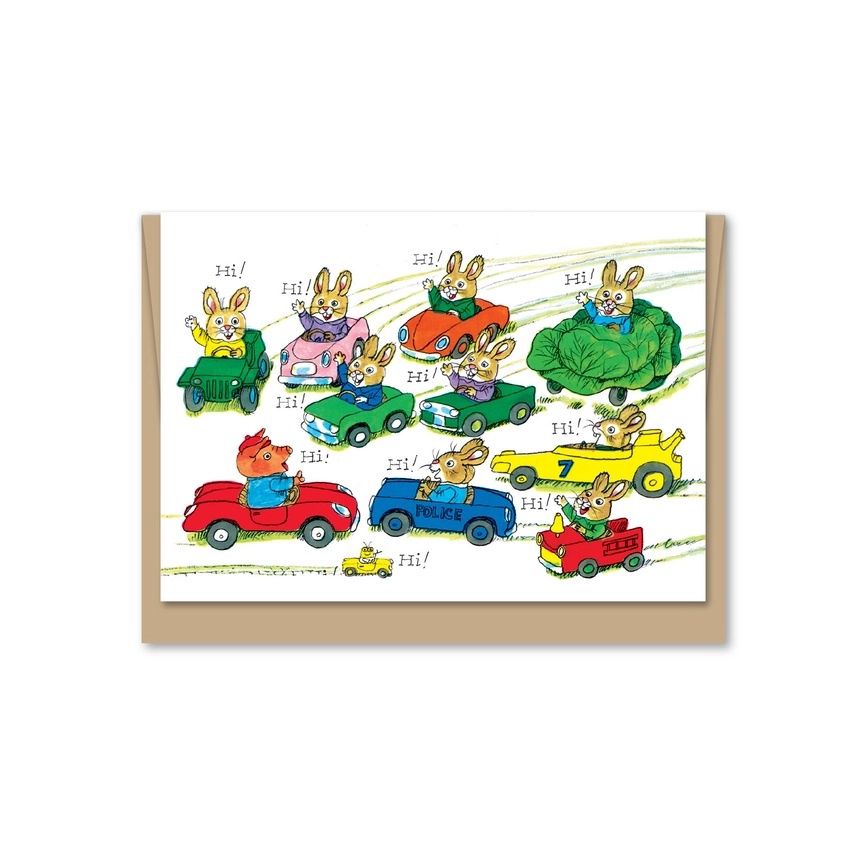 Richard Scarry's Rabbit "Hi" Everyday Mini Card