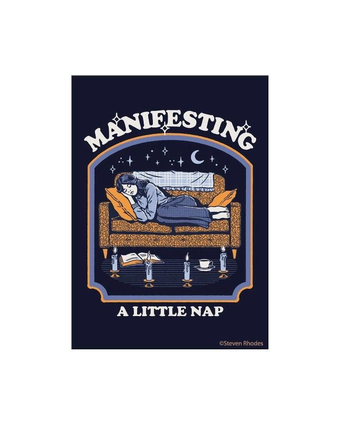 Manifesting A Little Nap Steven Rhodes Magnet