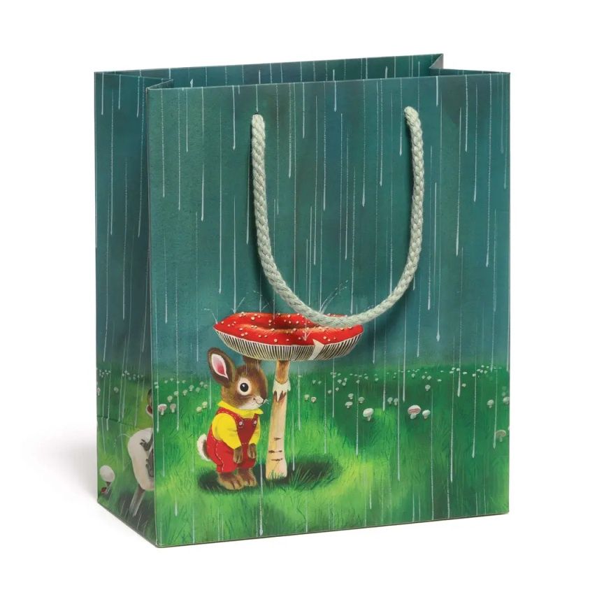 Richard Scarry Bunny And Mushroom Medium Gift Bag